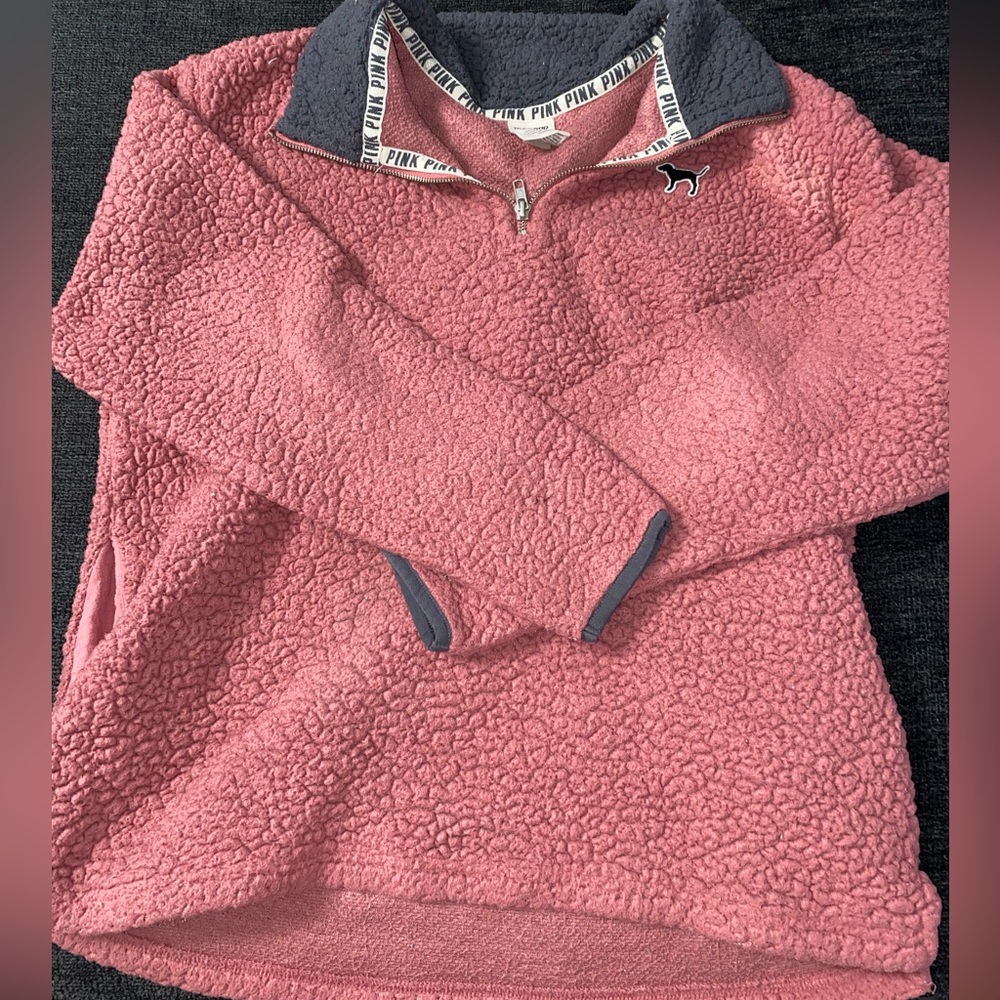 VS Pink Sherpa Jacket